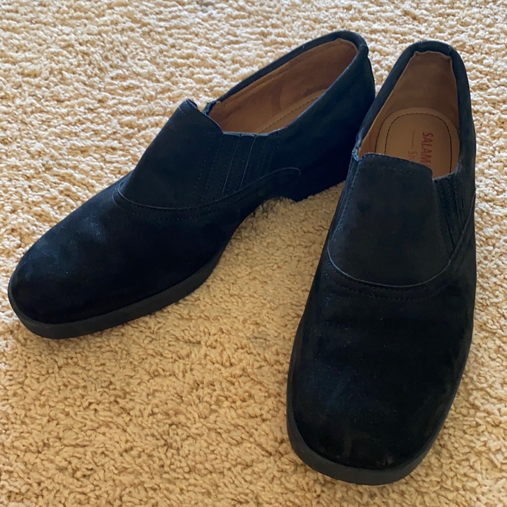 Black Suede Flat 9.5